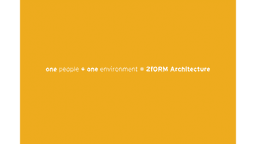 2fORM Architecture