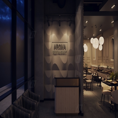 Aroma Restaurant | 1920 Sqft
