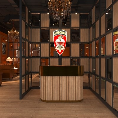 Airborne Cigar Emporium | 3330 Sqft